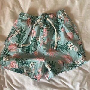 H&M Floral Swim Trunks